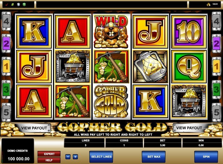 Gopher Gold Slot Review